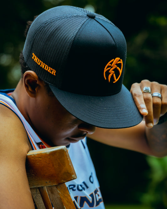 Black ThunderBalt Trucker Cap