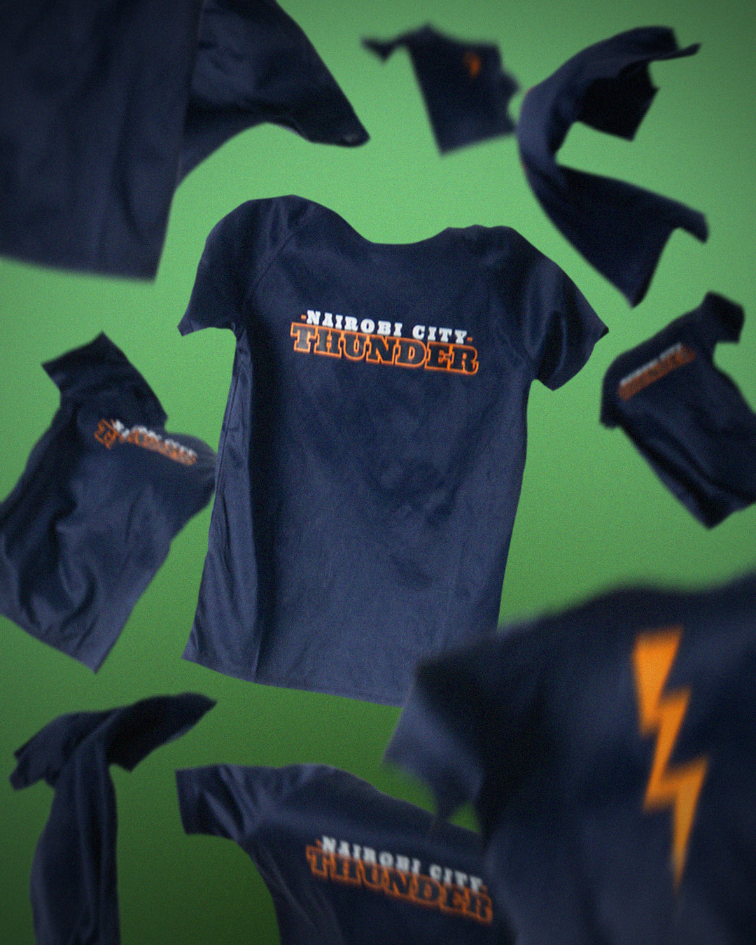 Blue Kids Thunder Drifit