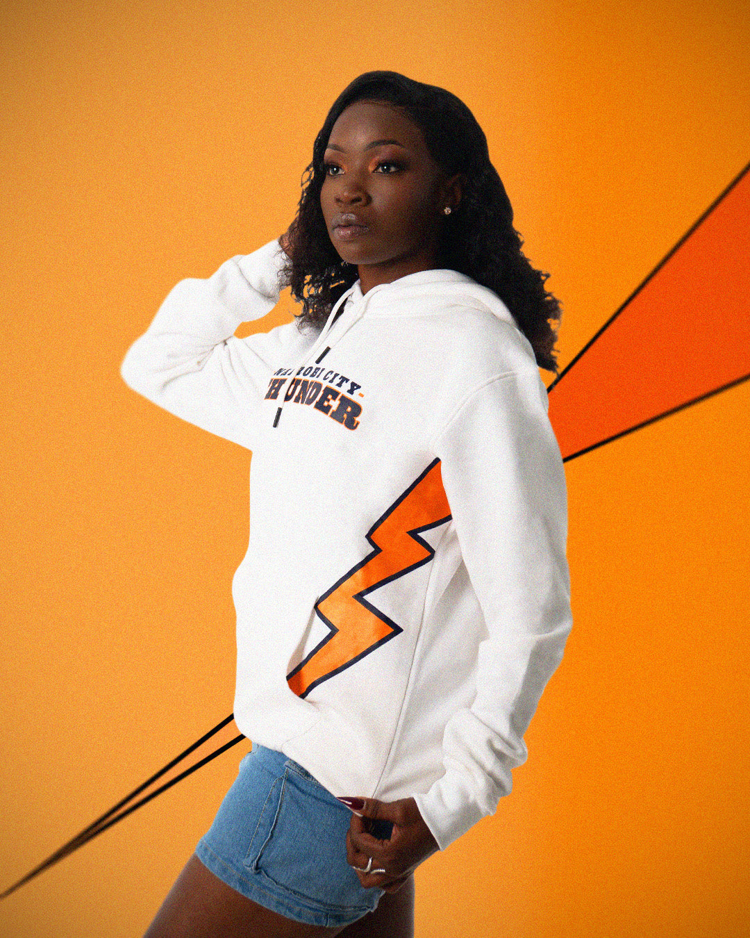 Official White Thunder Hoodie