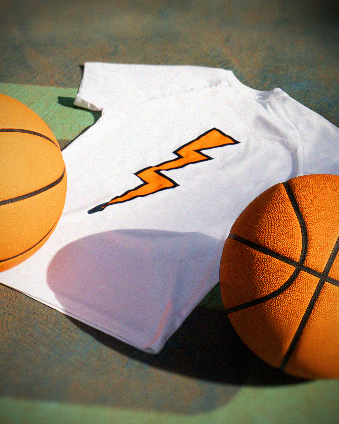 White Kids Thunder Drifit